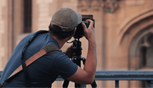 Man Taking a Photo